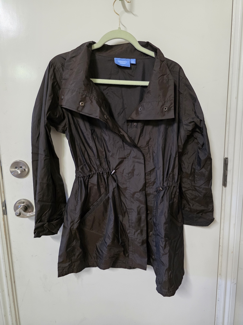 Simply Vera Vera Wang Dark Brown Trench Coat